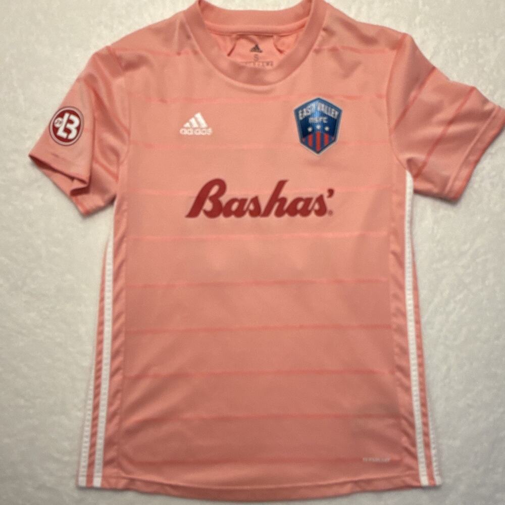 adidas Aeroready East Valley NSFC Pink Polyester Soccer Jersey S #35